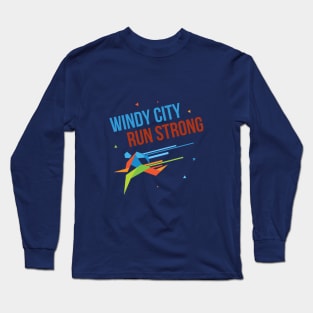 Windy City Run Strong 2 - Chicago Marathon 2023 Long Sleeve T-Shirt